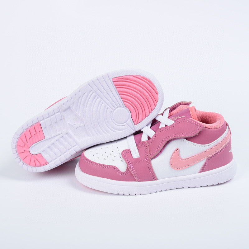 Jordan low top elastic band" white, pink"