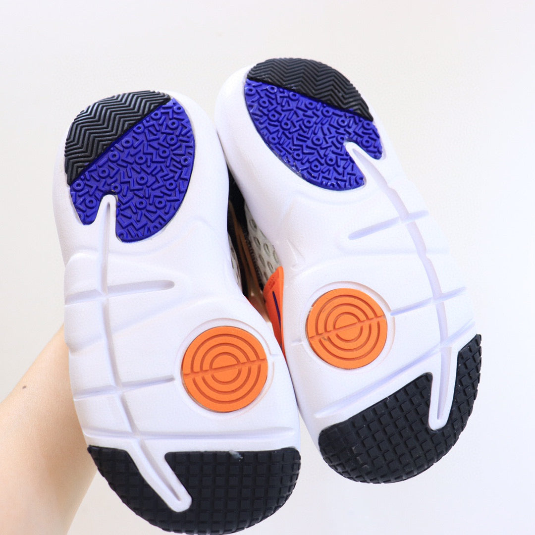 Nike Little UFO Large Mesh Velcro Children's Shoes" white, beige, orange"