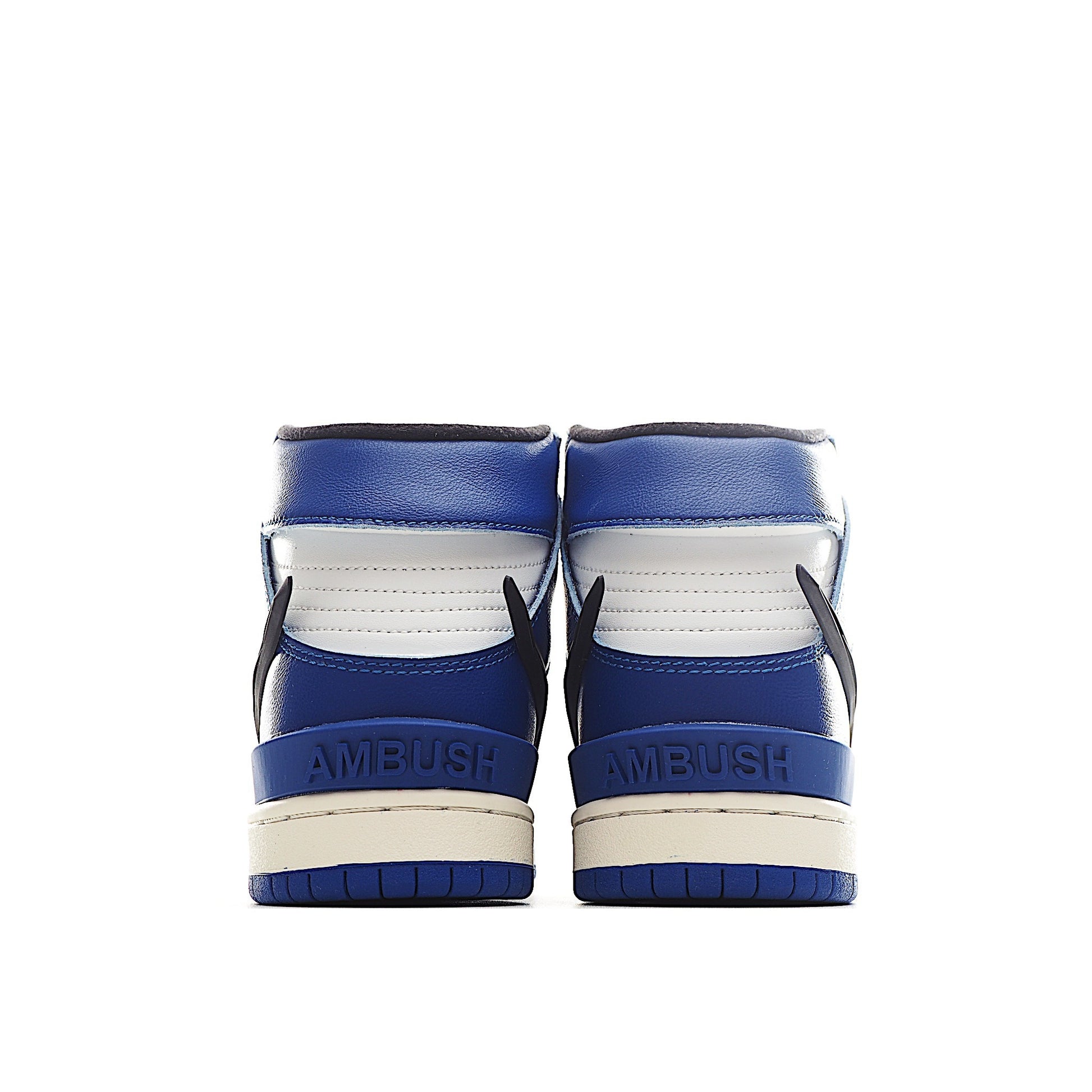 Nike Dunk High Top Swoosh " white, blue"