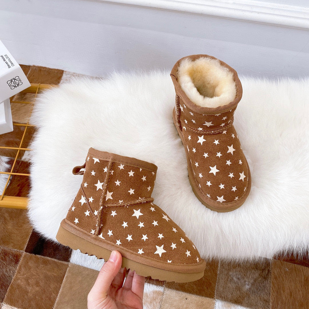 UGG5854 luminous little star children's shoes" brown"