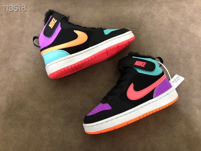 NIKE COURT Borough Mid2 JUN Air Force Workwear" black, blue, purple"