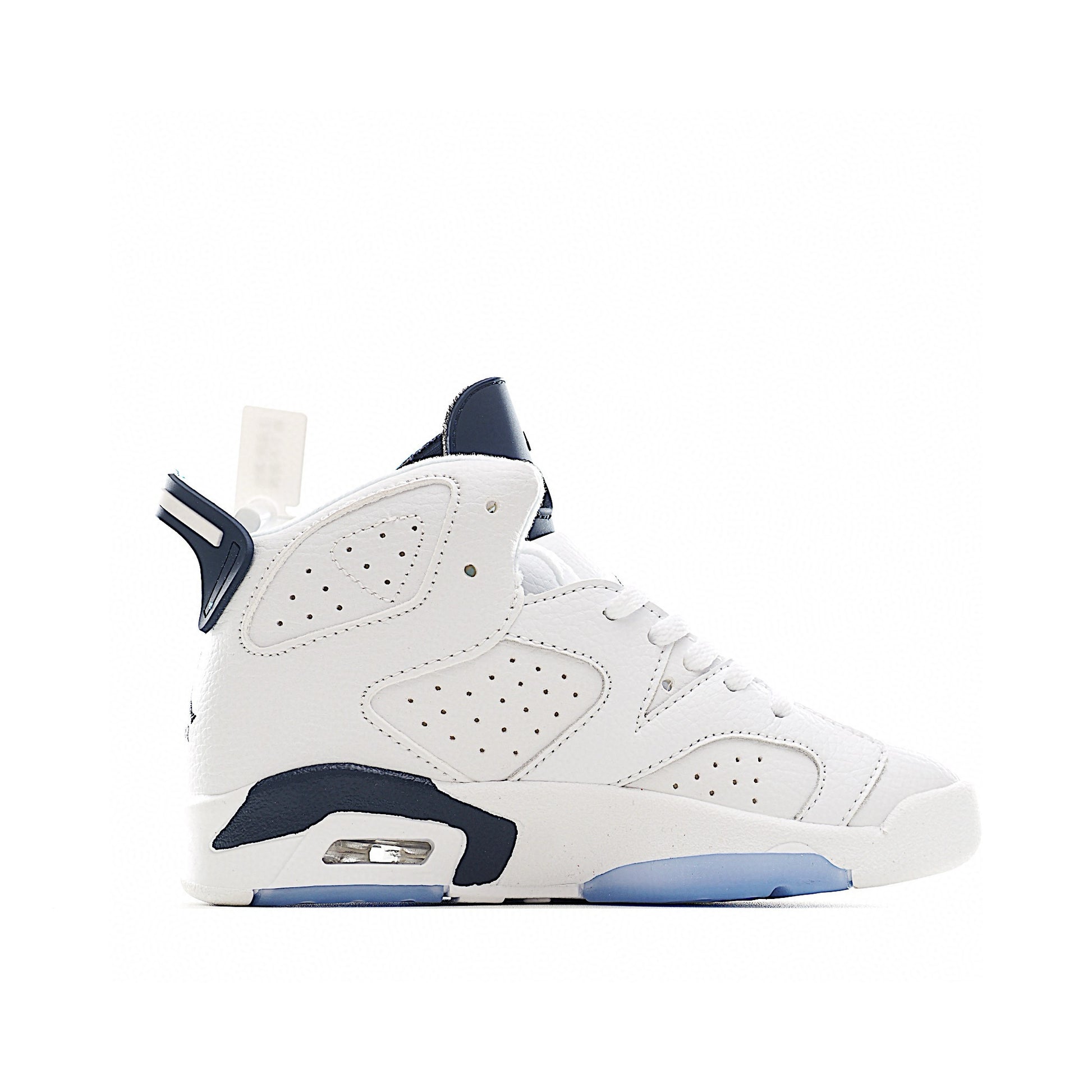 Joe 6 Air Cushion Basketball Shoes for Kids" white, blue"