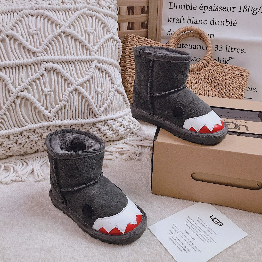 UGG children's shoes cartoon series" gray"