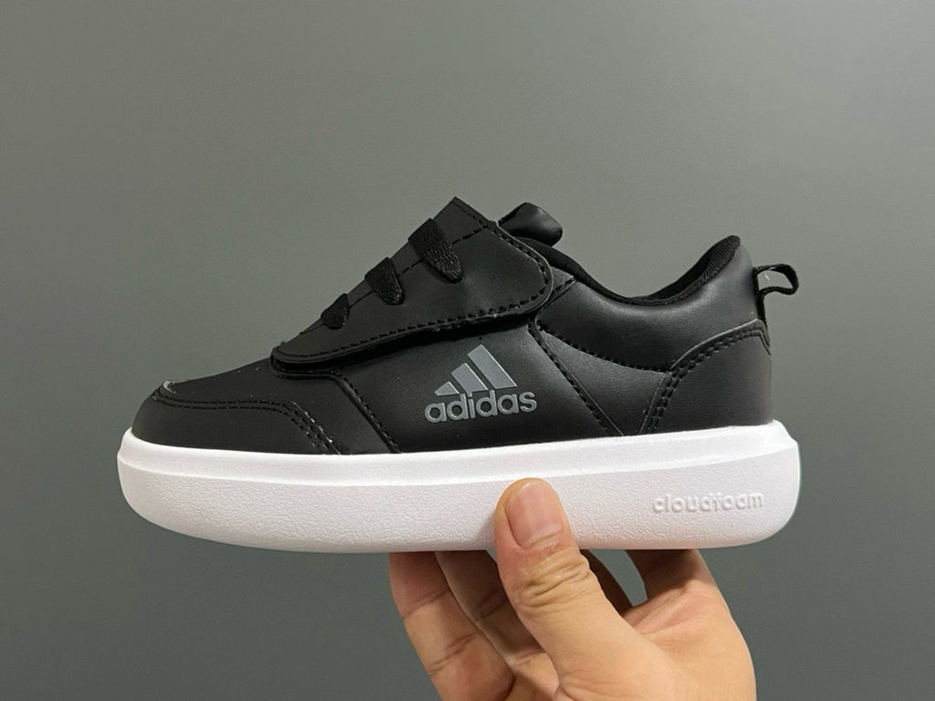 Adidas Little Dragon joint Velcro children's shoes" black"