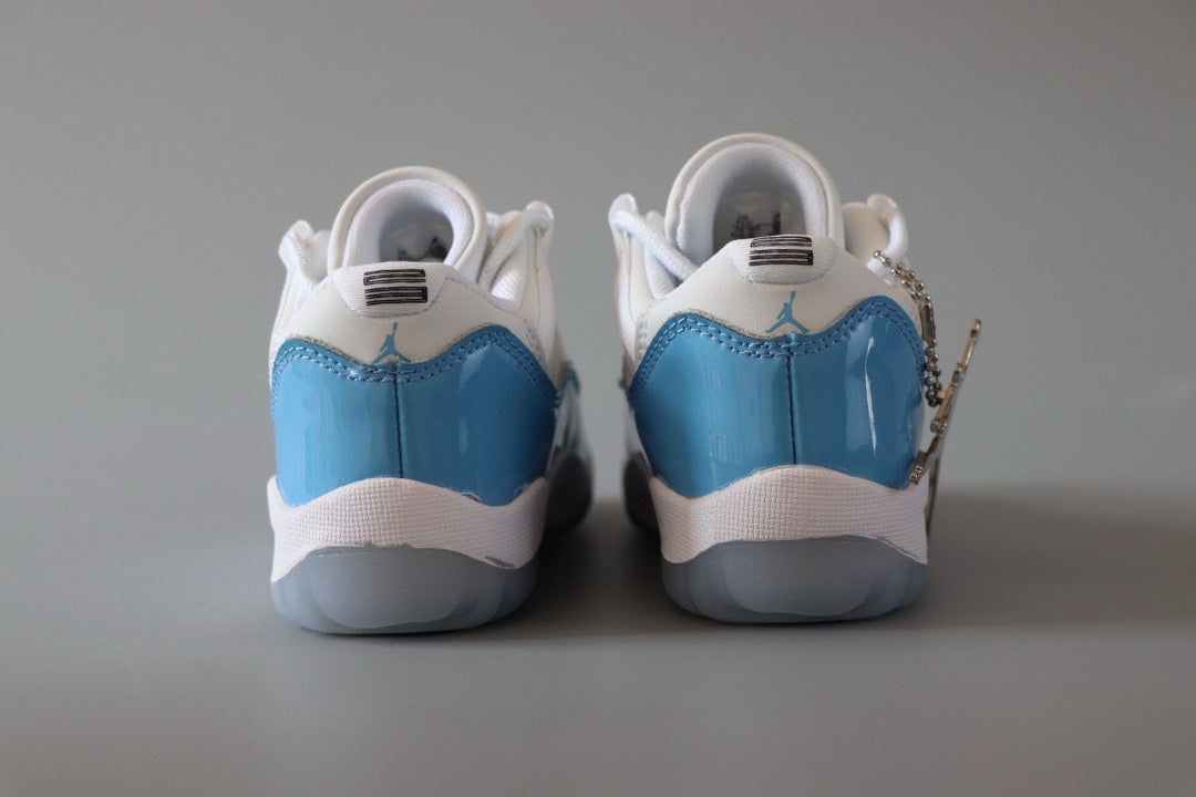 Joe 11 low-top children's shoes" white, sky blue"