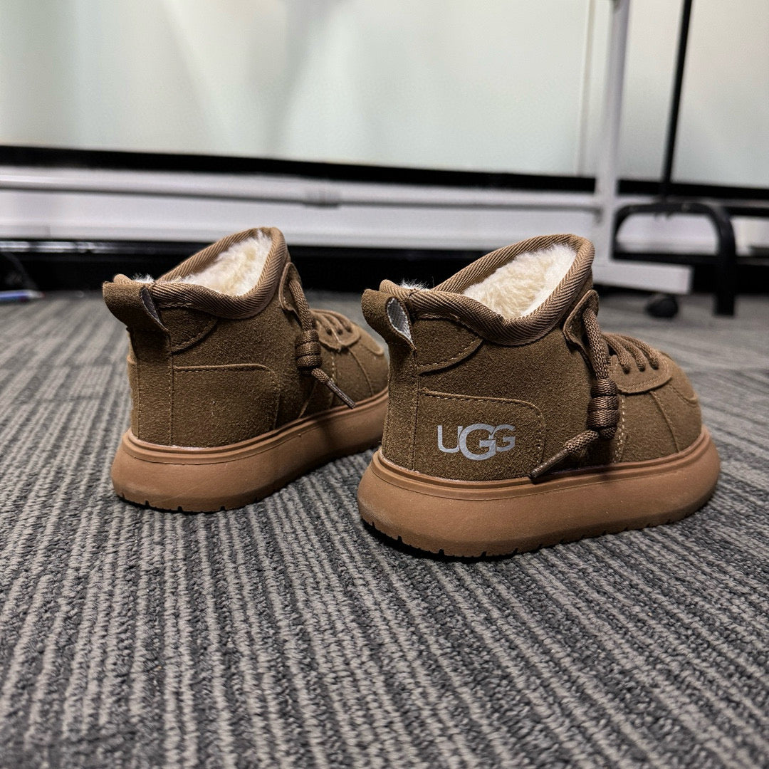 U-GG Capibara Mario Snow Boots" brown"