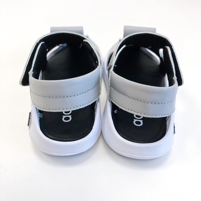 Adidas full leather bread head sandals" gray"