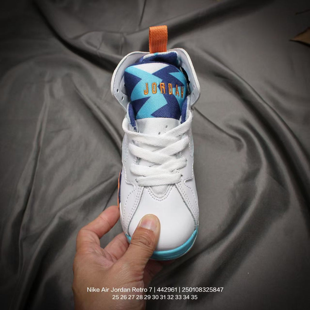 Joe 7 children's shoes" white, blue"