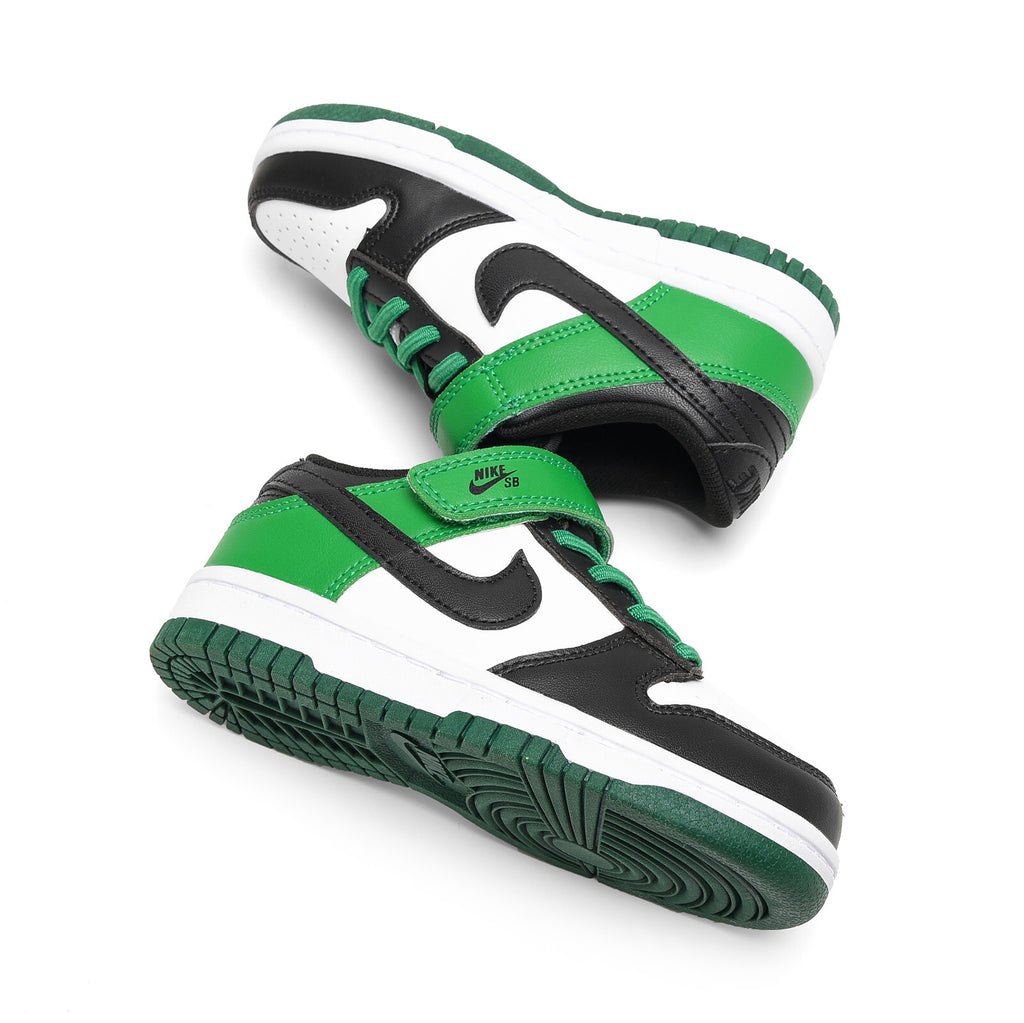 SB Velcro children's shoes" white, green"