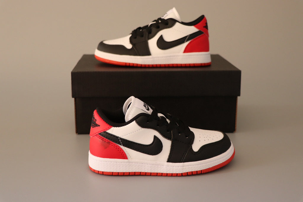 Joe 1 original low-top sneakers" dark, white, red"