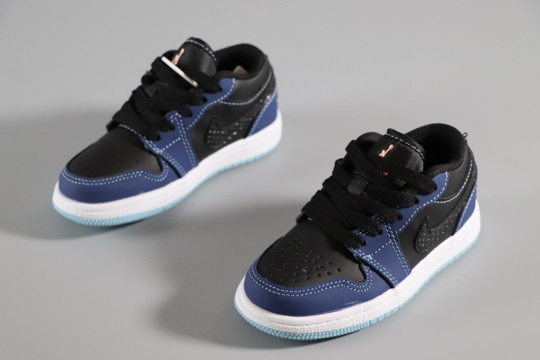 Jordan 1 Classic Kids Shoes" black, navy"