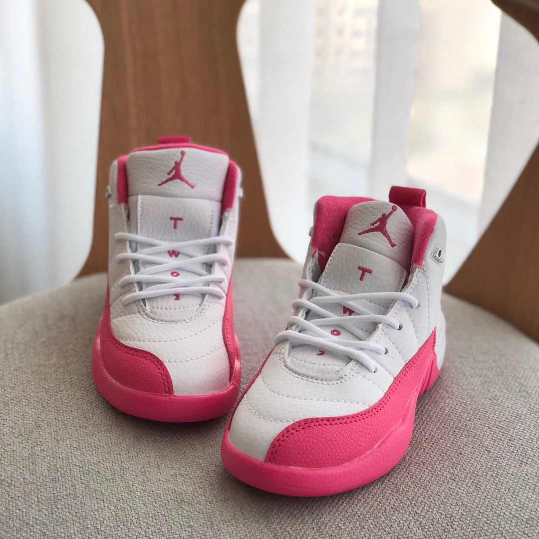 Joe 12 high quality children's shoe" white, pink"