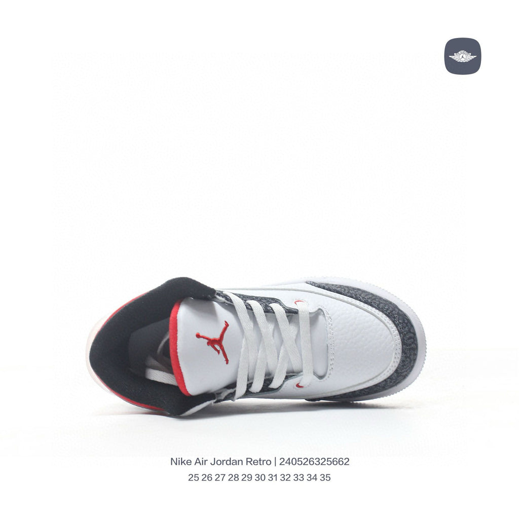 Joe 3" white, red"