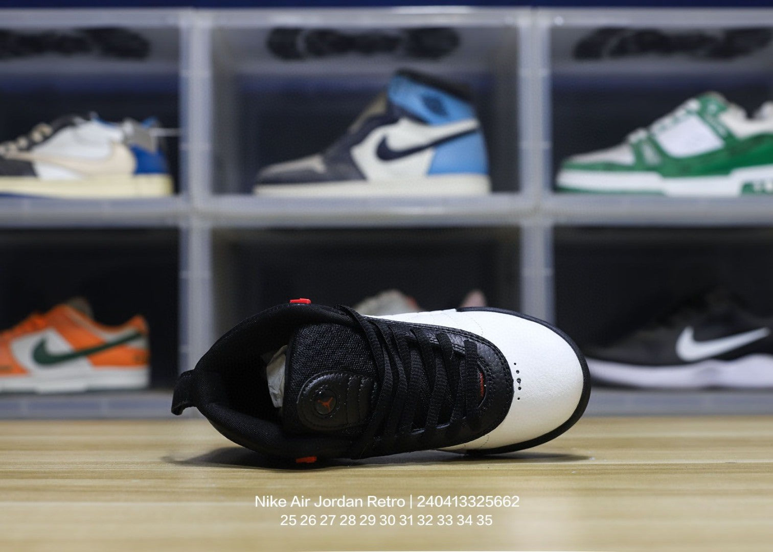 Jordan trendy children's shoes" white, black"