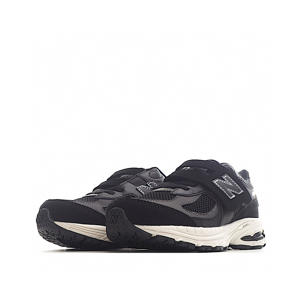 NB327 Rotating Buckle Waffle Gump Children's Shoes"black"