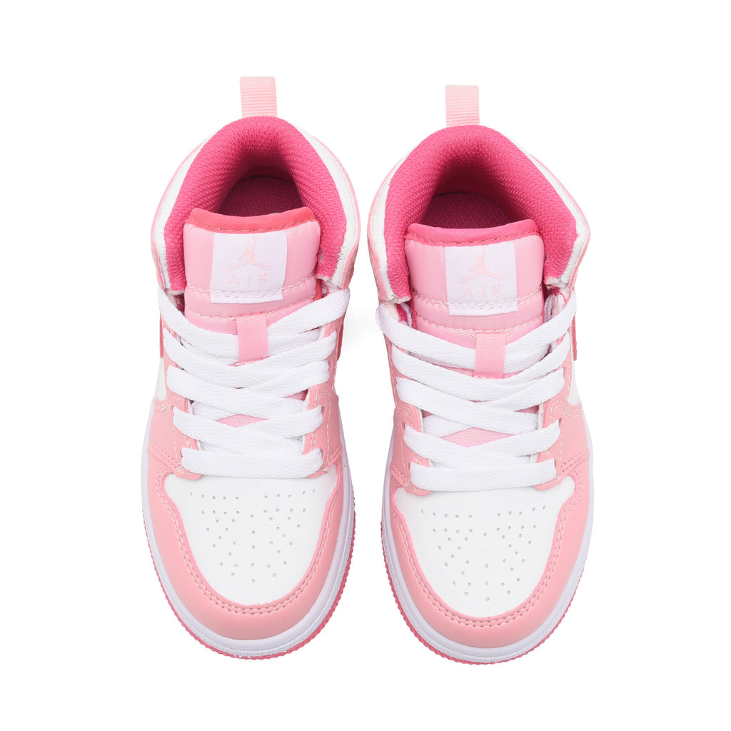 AJ-127" white, pink"