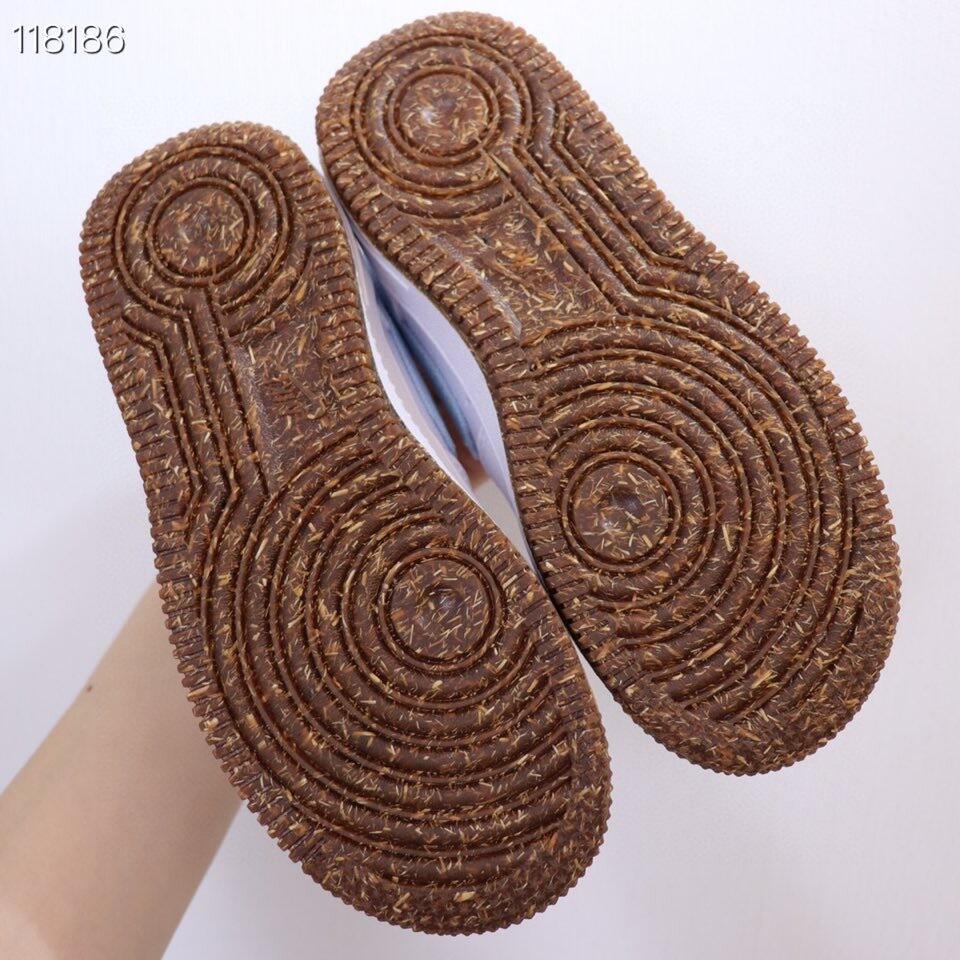 Air Force low-top lace-up sneakers" white"