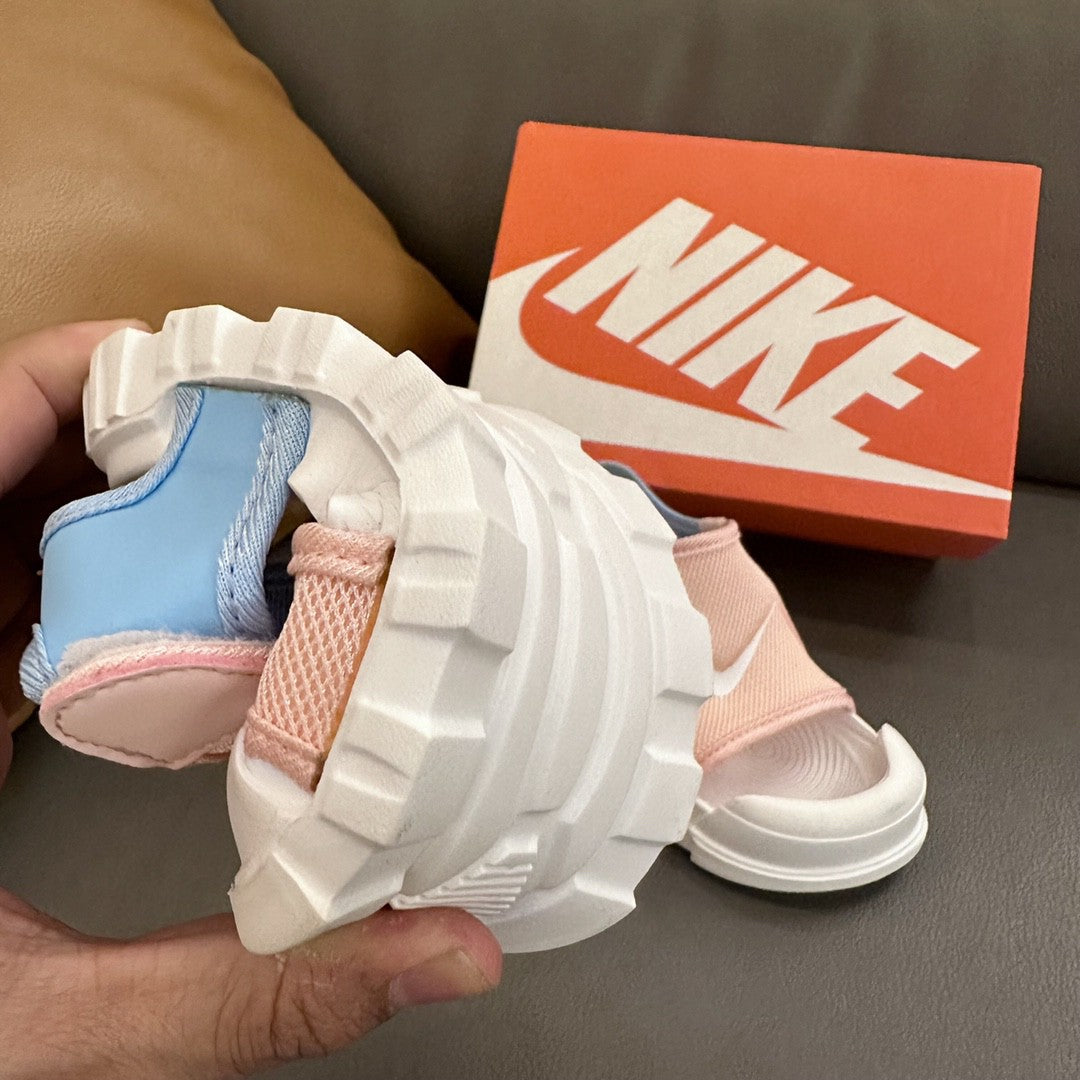 NK cute little closed toe mesh sandals" light pink"