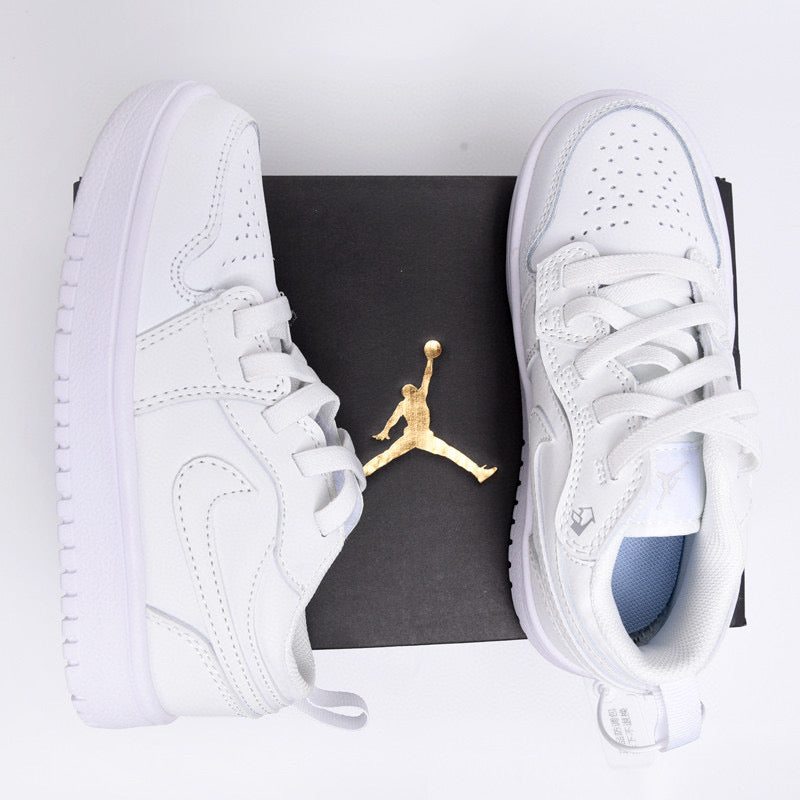 Joe 1 magic buckle children's shoes" white"