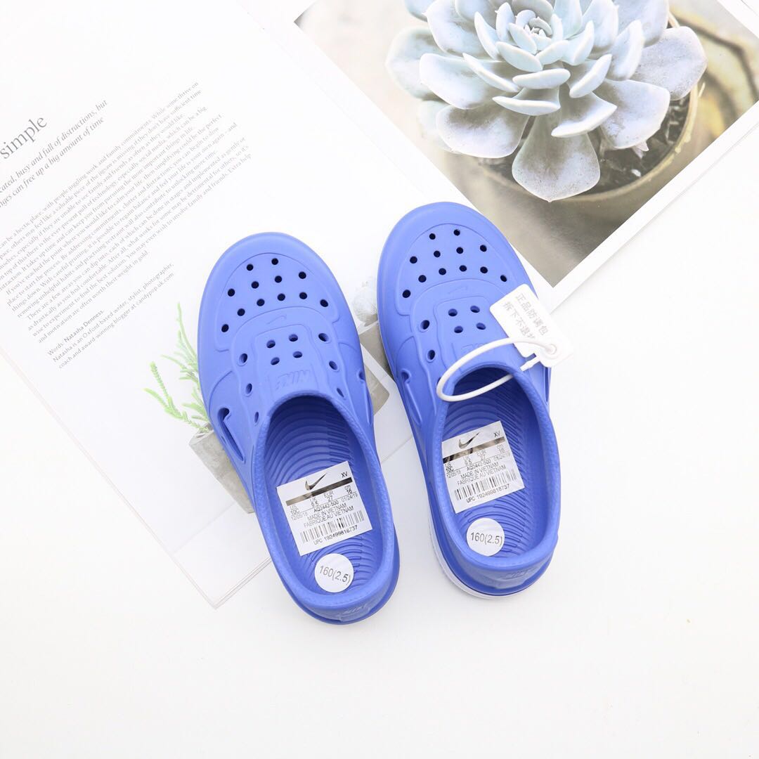 Nike Air Force Hole Shoes Beach Sandals" blue"