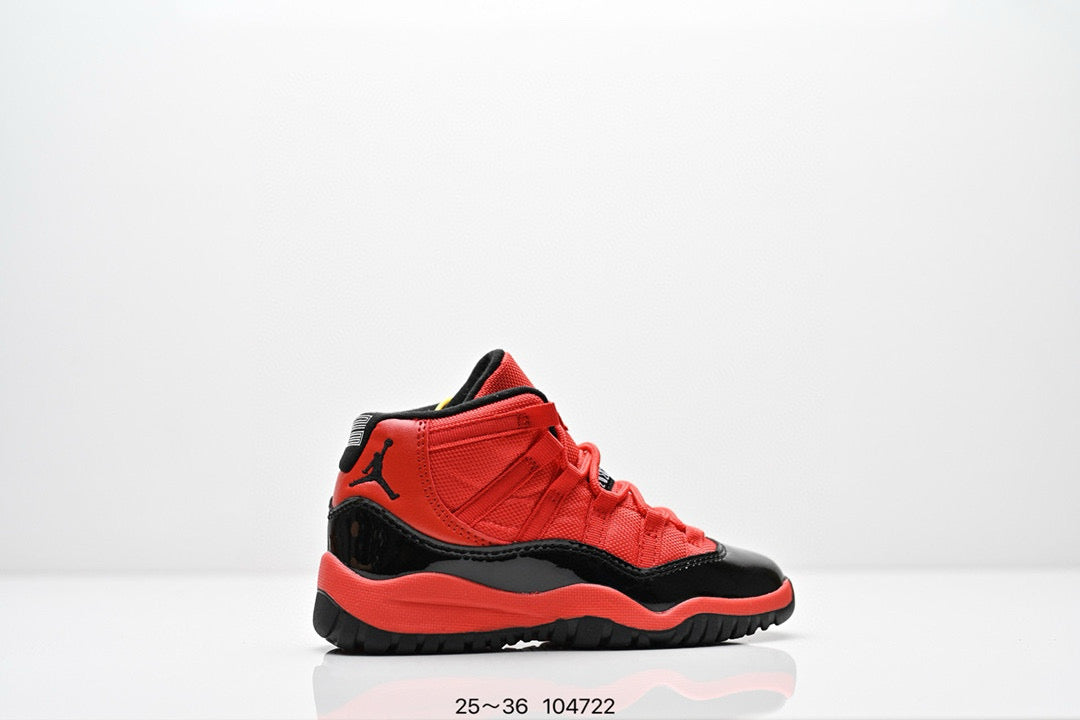 Joe 11 high-top high-quality children's shoes" basketball" red"