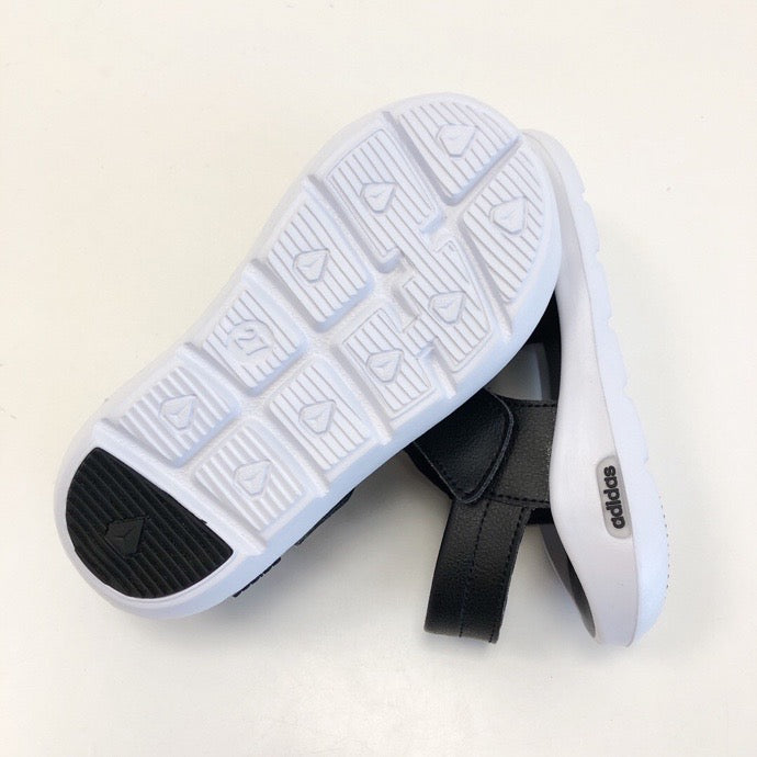 Adidas full leather bread head sandals" black"