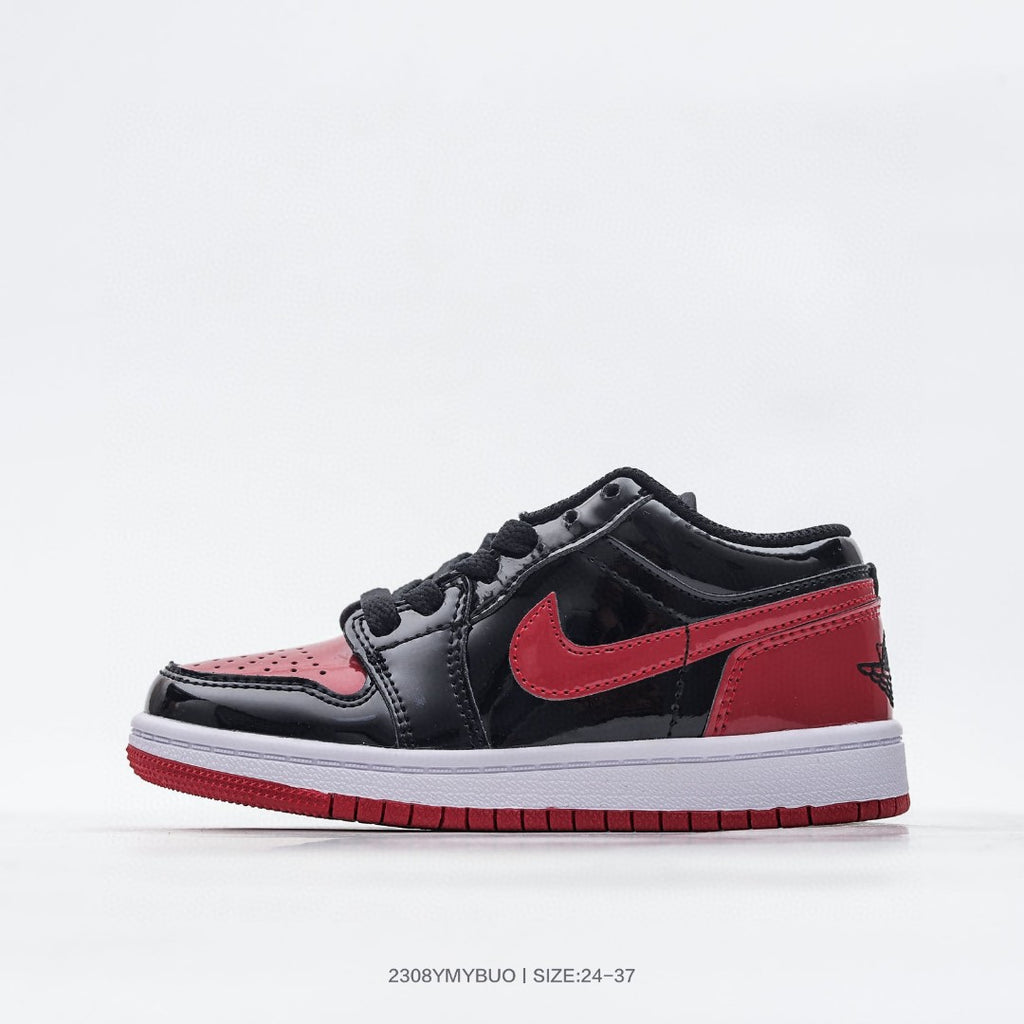 Joe 1 low-top children's shoes" black, red"
