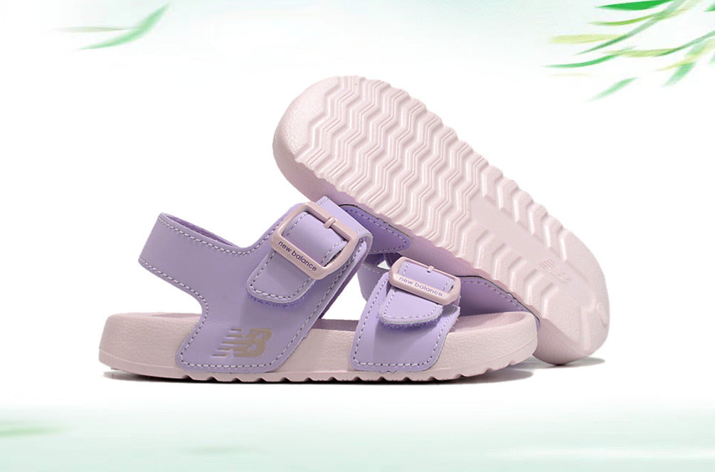 G version of Birkenstock Velcro sandals for children" purple"