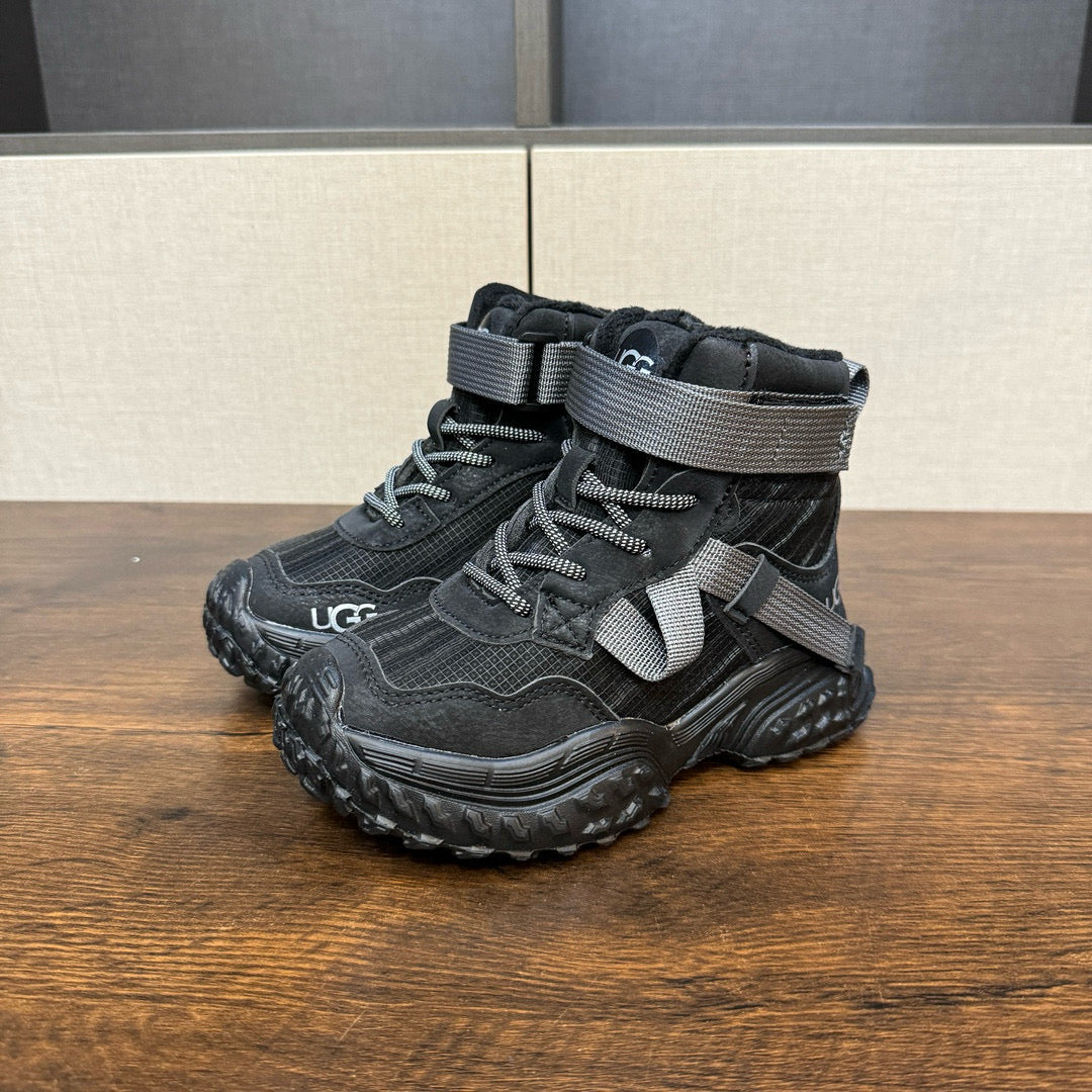 U-GG children's fleece boots" black"