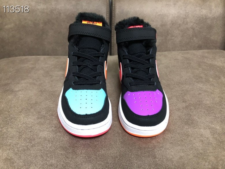 NIKE COURT Borough Mid2 JUN Air Force Workwear" black, blue, purple"