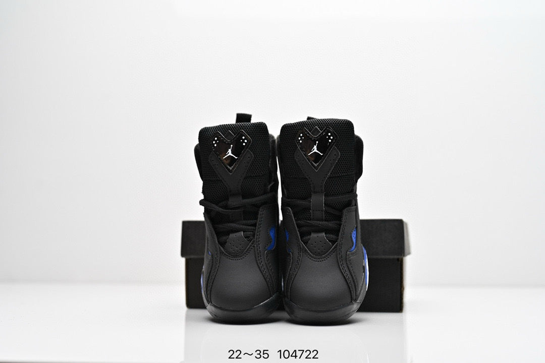 Joe 6 children's basketball shoes" black, blue"