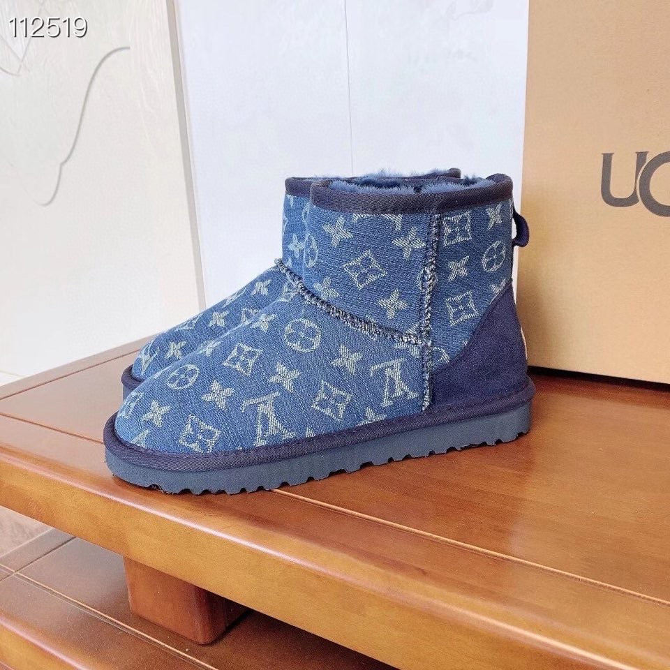 UGG Gucci Double G Logo Joint Model" deep blue"