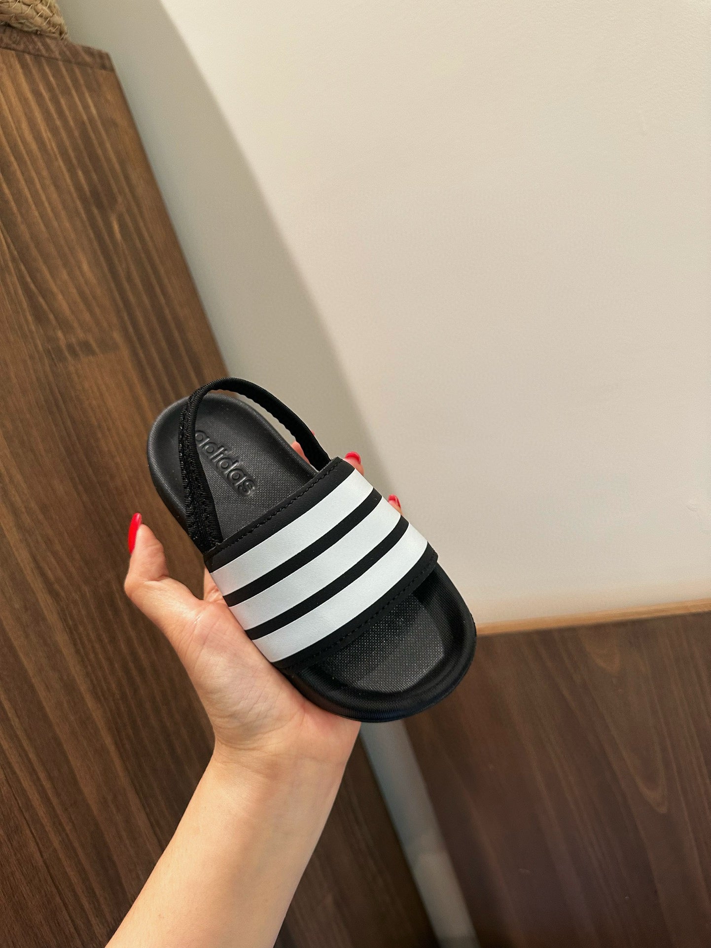 Adidas parent-child sandals" black"