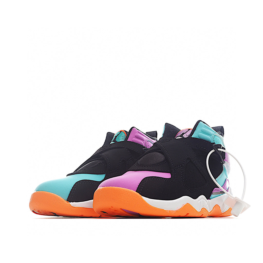 Joe 8 children's shoes sports shoes AJ-8 basketball shoes" black, purple, orange"