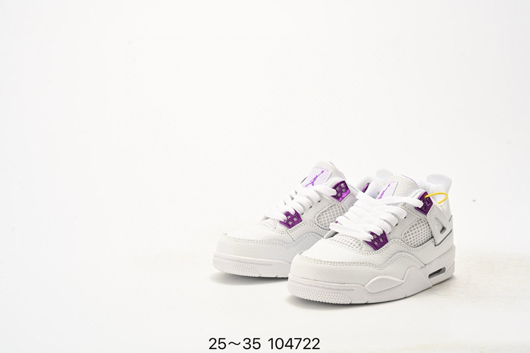 Joe 4 air cushion high quality children's shoes " white, purple"