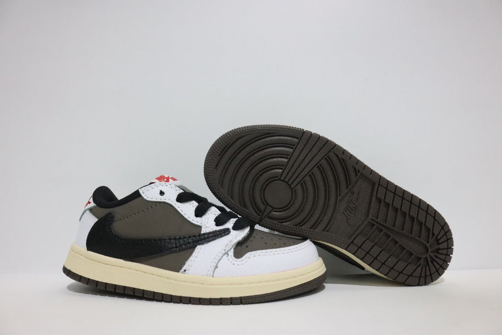 Jordan low-top hook series" white, black, dark olive green"