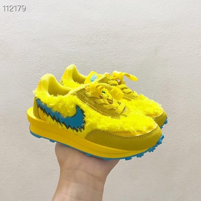 Nike Waffle Casual Jogging Shoes Deconstructed Double Hook" yellow"