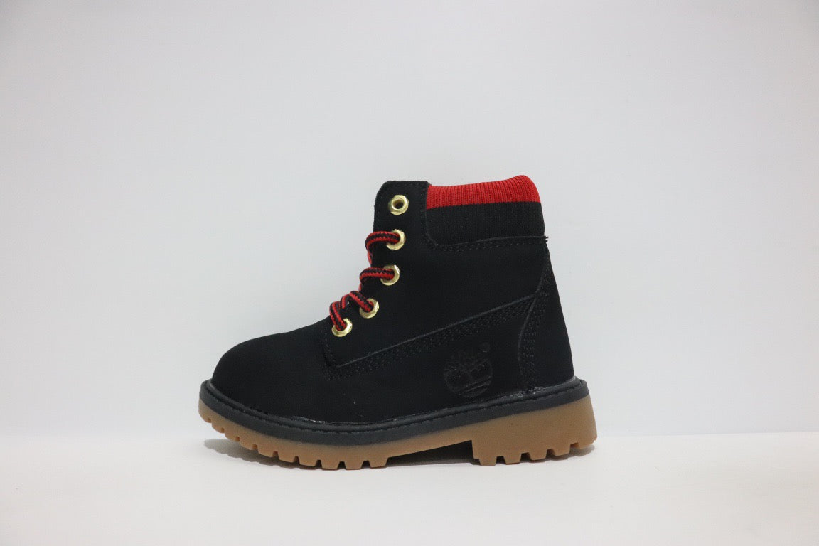 Timberland knitted children's work boots" black"
