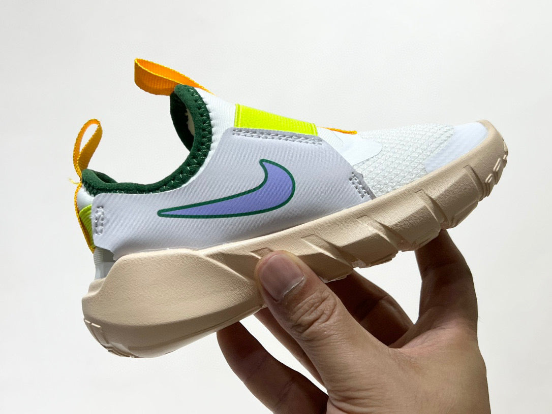 Nike's new barefoot slip" white, green"