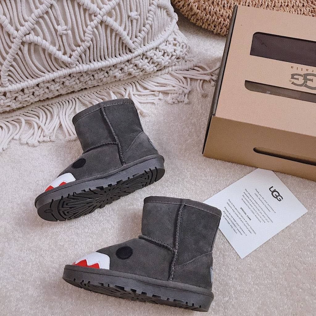 UGG children's shoes cartoon series" gray"