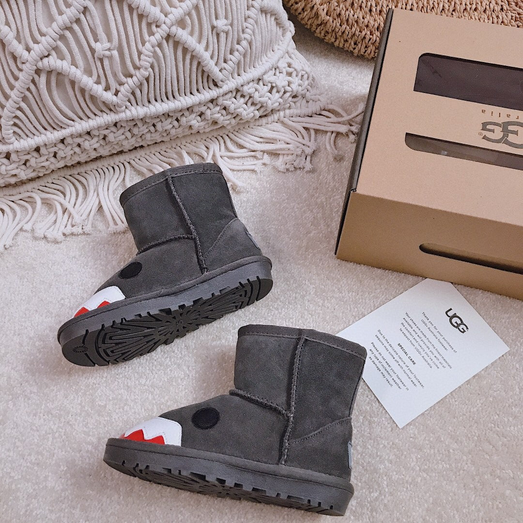 UGG children's shoes cartoon series" gray"