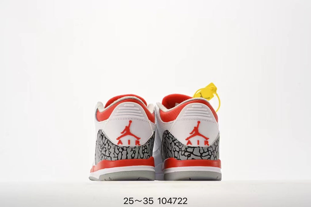 Joe 3" white, red"