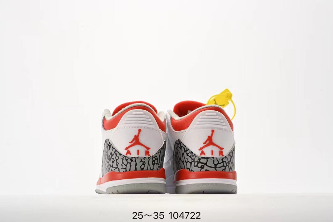 Joe 3" white, red"