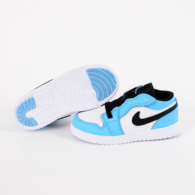 Jordan low top elastic band" white, blue"