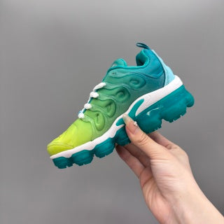 Nike AIR MAX plus full-length air cushion" yellow-green, light blue"