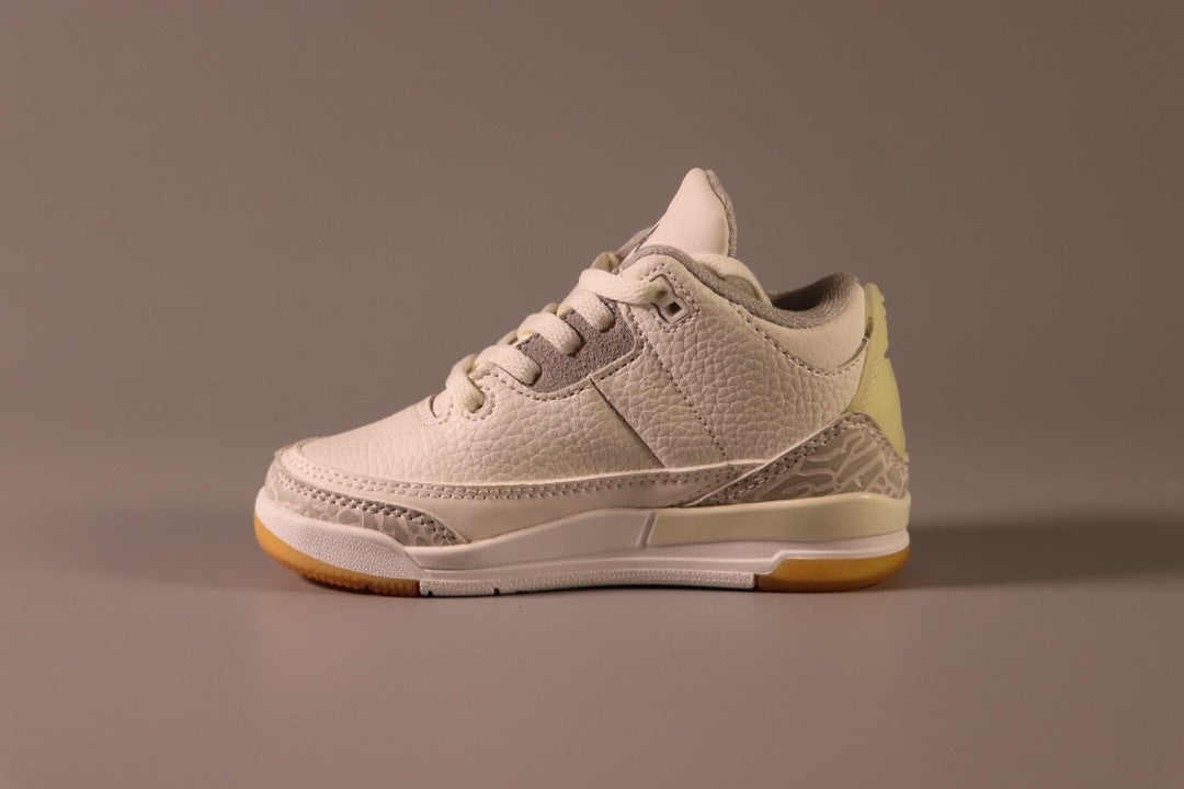 Jordan AJ3 children's shoes" white, gray"