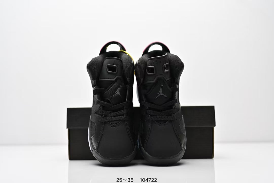 Joe 6 split leather children's shoes "black"