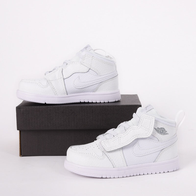 Jordan high top elastic band"  white"
