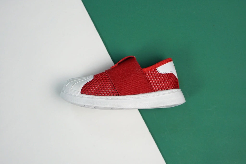 AD one-step soft shell mesh bandage shoes" red"