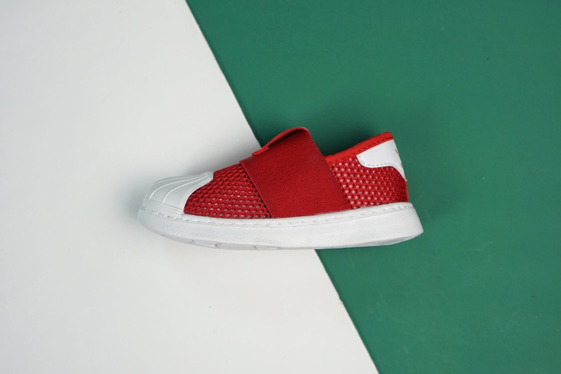 AD one-step soft shell mesh bandage shoes" red"